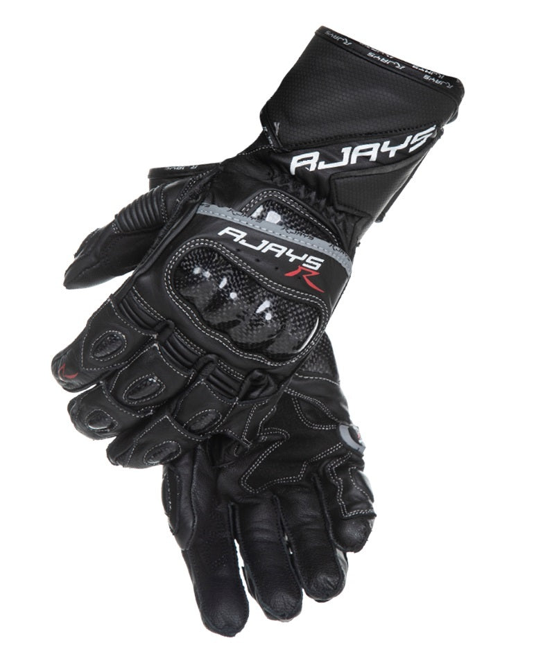 Rjays Women's Long Cobra 2 Carbon Gloves - Black