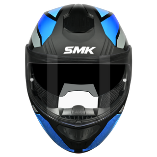 SMK Gullwing Sonic (GL256) Flip-up Helmet - Black/Blue/Grey