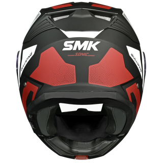 SMK Gullwing Sonic (MA231) Flip-up Helmet - Matt Black/Red/White