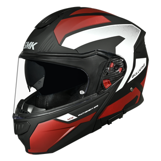 SMK Gullwing Sonic (MA231) Flip-up Helmet - Matt Black/Red/White