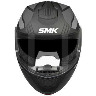 SMK Gullwing Sonic (MA266) Flip-up Helmet - Matt Black/Grey