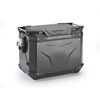 GIVI Trekker Outback EVO Smart 48L Alloy Black Pannier Right (Single) CAM (Sold Without Lock)
