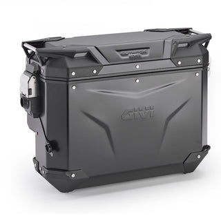 GIVI Trekker Outback EVO Smart 33L Contoured Alloy Black Pannier Right (Single) CAM (Sold Without Lock)