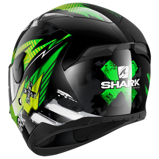 Shark D-Skwal 2 Penxa Helmet Black/Green/Yellow