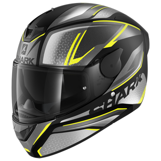 Shark D-Skwal 2 Daven Helmet Black/Anth/Yellow