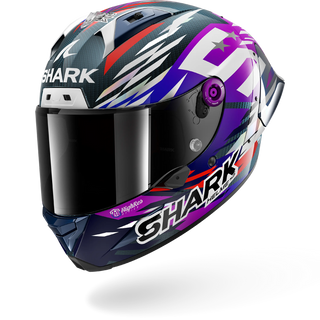 Shark Aeron-GP FIM Racing #2 Zarco Signature 2026 Replica Helmet - Violet Chrome