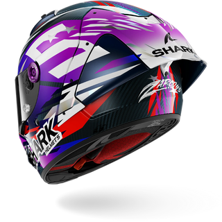 Shark Aeron-GP FIM Racing #2 Zarco Signature 2026 Replica Helmet - Violet Chrome