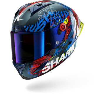 Shark Aeron-GP FIM Racing #2 Speed-Vibe Helmet - Red / Blue