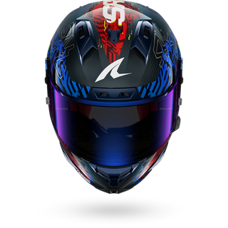 Shark Aeron-GP FIM Racing #2 Speed-Vibe Helmet - Red / Blue