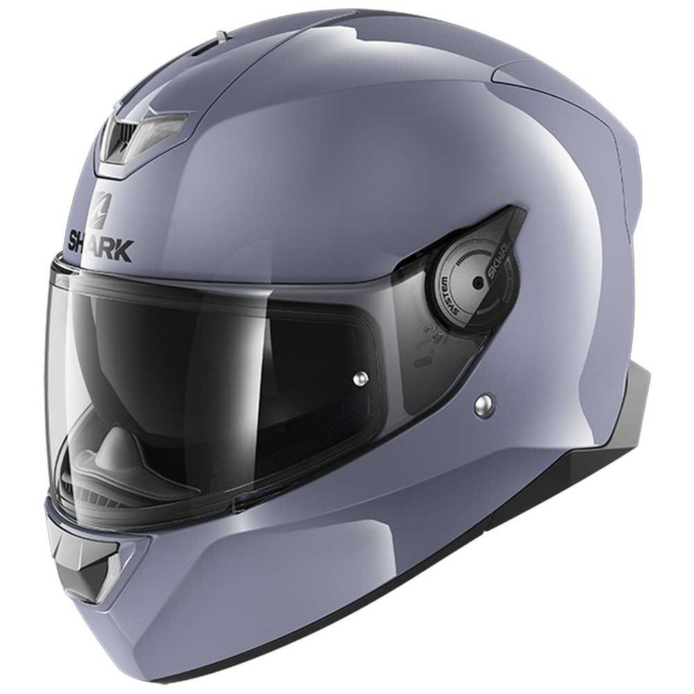 Shark Skwal Blank Helmet with White LED Grey – MotoHeaven