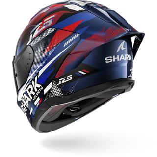 Shark Skwal Cup Replica Zarco GP DE France Carbon Full Face Helmet - Blue Chrome Red
