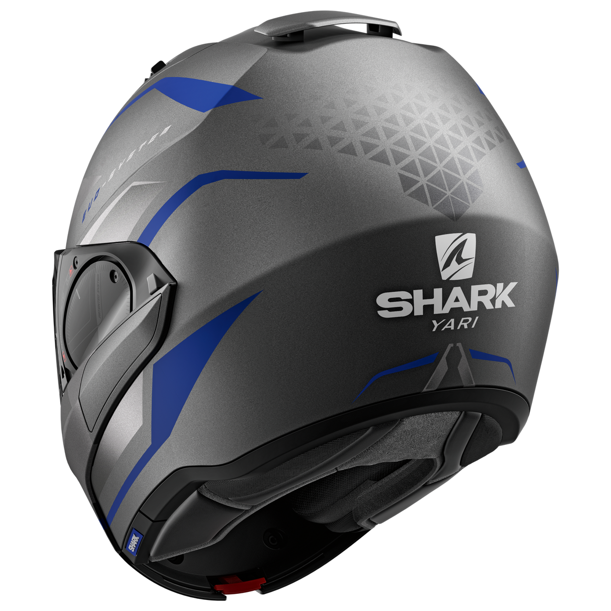 Shark Evo-ES Yari Helmet Anth/Blue/Silver