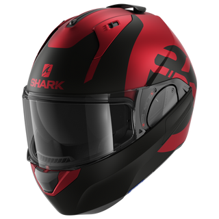 Shark Evo-ES Kedje Helmet Red/Black/Red