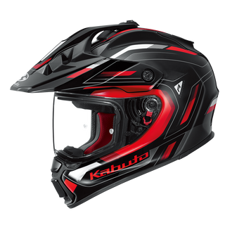 Kabuto Geosys GT Mips Beat Helmet - Black/Red