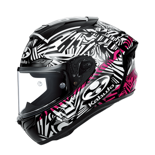 Kabuto F17 GP Mips Aleix Helmet - Black/White