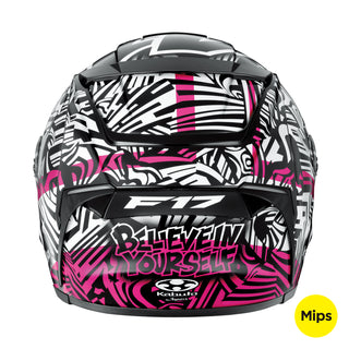 Kabuto F17 GP Mips Aleix Helmet - Black/White