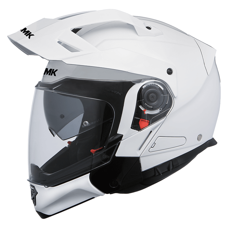 SMK Hybrid Evo Motorcycle Helmet (GL100) - White