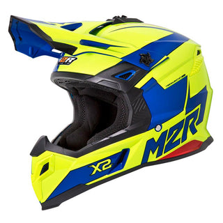 M2R X2 Inverse PC-3 Helmet - Hi-Vis