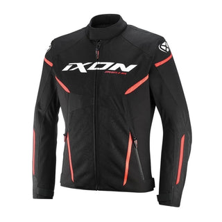 Ixon Striker 2 Motorcycle Jacket - Black / White / Red