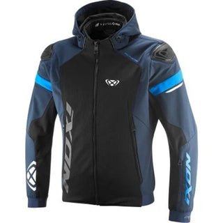 Ixon Pulsion Air Motorcycle Jacket - Black / Navy / Blue