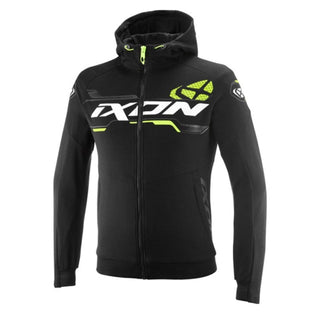 Ixon Touchdown Ultra Motorcycle Jacket - Black / White / Yellow