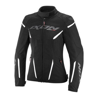 Ixon Striker 2 Air Waterproof Ladies' Jacket - Black/White