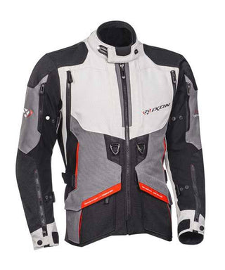 Ixon Ragnar Textile Jacket - Black/Grey/Red