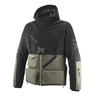 Ixon Etna Motorcycle Jacket - Khaki / Black