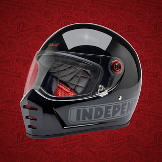 Biltwell Lane Splitter ECE Motorcycle Full Face Helmet - Independent Trucks Collaboration