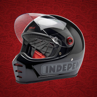 Biltwell Lane Splitter ECE Motorcycle Full Face Helmet - Independent Trucks Collaboration
