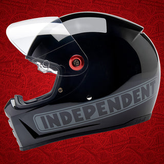 Biltwell Lane Splitter ECE Motorcycle Full Face Helmet - Independent Trucks Collaboration