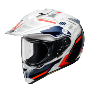Shoei Hornet ADV 06 Invigorate TC-10 Helmet - White/Red