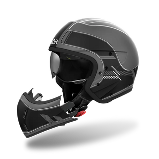 Airoh J110 Raster Helmet - Matt Black
