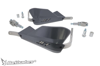 Barkbusters JET Handguard Two Point Mount Straight - Grey