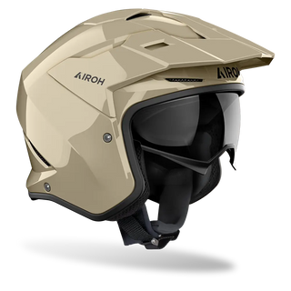 Airoh Kombakt Open Face Helmet - Mocha Gloss