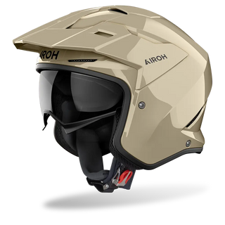 Airoh Kombakt Open Face Helmet - Mocha Gloss
