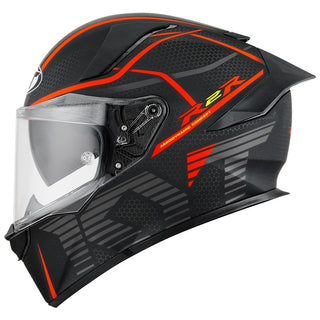 KYT R2R Concept Helmet - Matt Black/Red