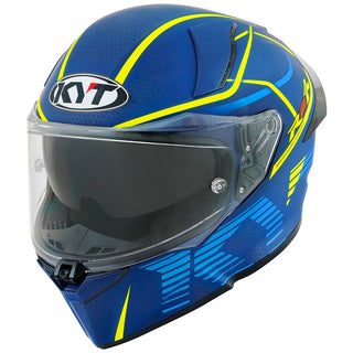 KYT R2R Concept Helmet - Matt Blue/Yellow