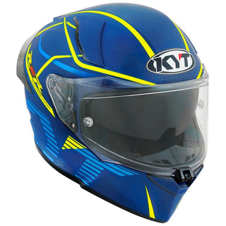 KYT R2R Concept Helmet - Matt Blue/Yellow