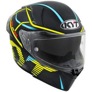 KYT R2R Concept Helmet - Matt Black/Yellow