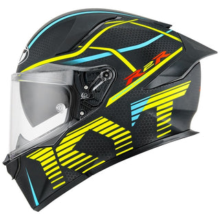 KYT R2R Concept Helmet - Matt Black/Yellow