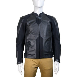 Rjays Rush Perforated Leather Jacket - Black