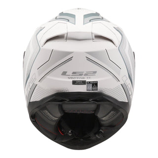 LS2 FF811 Vector II Alizer - Matte White / Silver 06