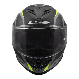 LS2 FF818 Storm III Dynamo Helmet - Black / Hi-Vis Yellow