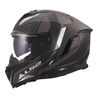 LS2 FF818 Storm III Sporty Helmet - Black / Grey