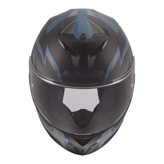 LS2 FF820 Rapid III Xtrem Helmet - Black / Blue Petrol