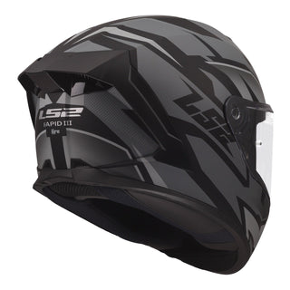 LS2 FF820 Rapid III Xtrem Helmet - Black / Grey