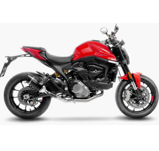 LoeVince Link Pipe Stainless for Ducati Desert-X 22-24 / Monster 937 21-24