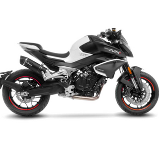 LoeVince LV One Evo Slip-On Exhaust Black Edition for CF Moto 800NK Advanced/Sport '23-24