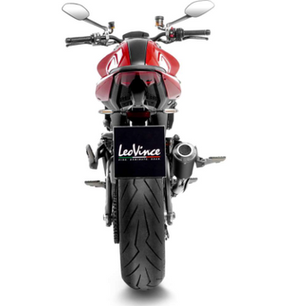 LoeVince LV-10 Slip-On Exhaust Stainless Black for Ducati Monster 937 21-24